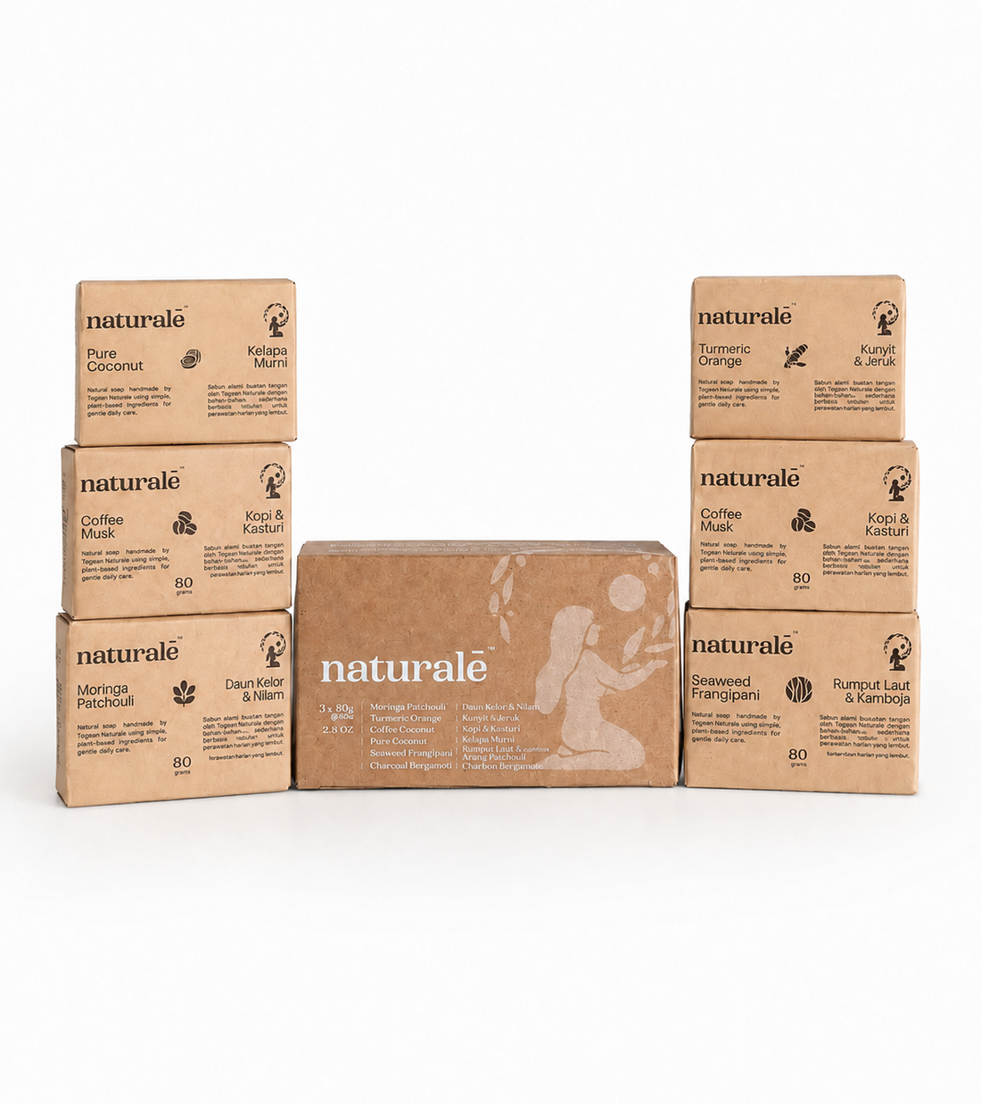 100% Natural Soap Mix Variants - Naturale